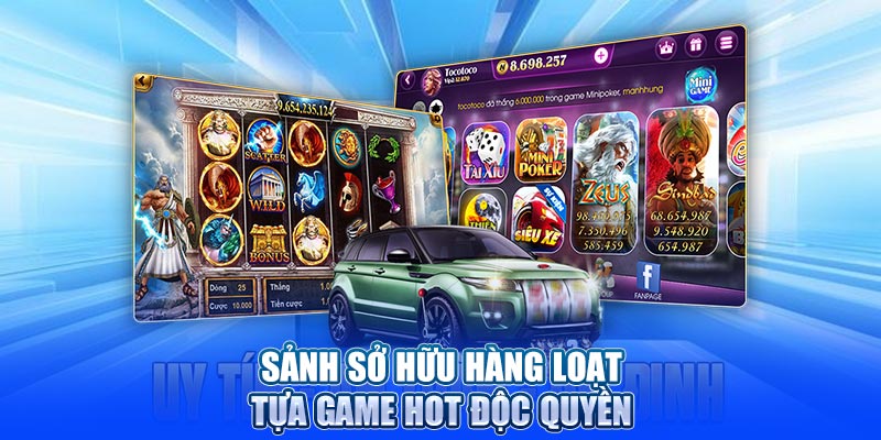 Sảnh sở hữu hàng loạt tựa game hot độc quyền